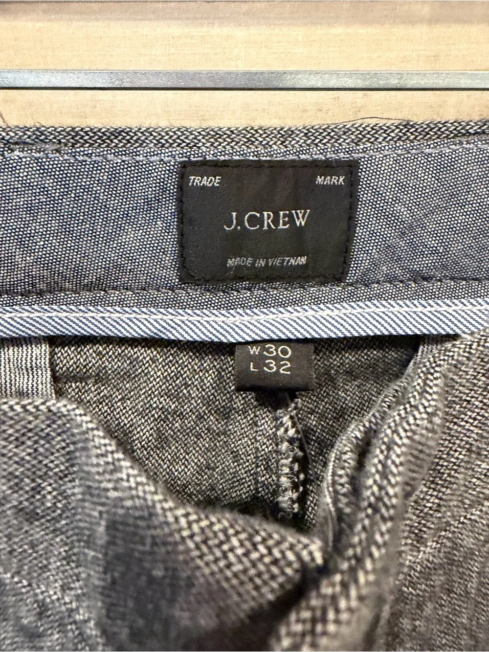 J Crew 484 Slim Fit 30 x 32 Brushed Twill Pants New Grey Carbon NWT Chino